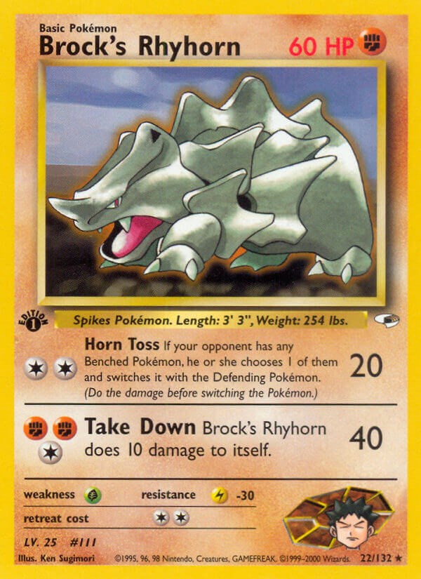 Brock's Rhyhorn (22) [G1 - 022/132]