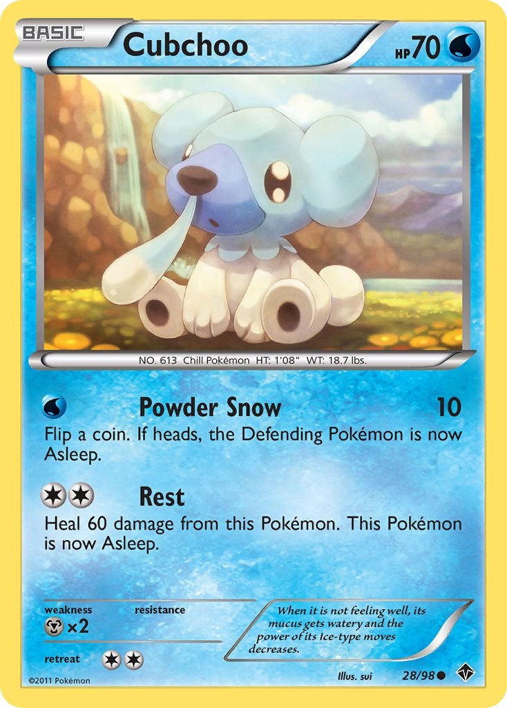 Cubchoo (28) [EPO - 28/98]