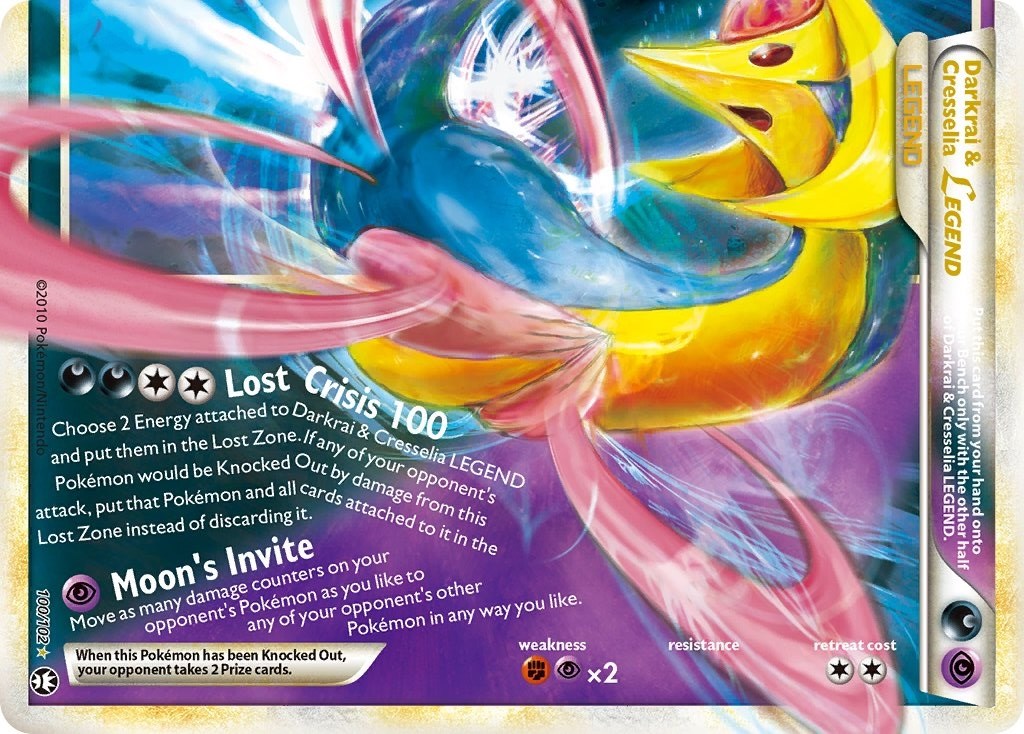 Darkrai & Cresselia Legend (Bottom) [TM - 100/102]