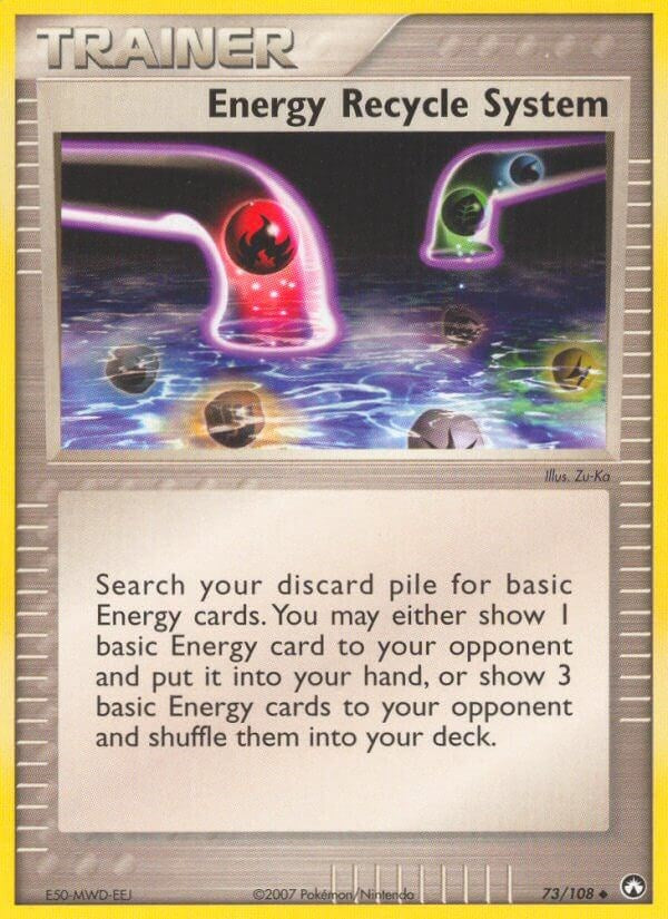 Energy Recycle System [PK - 73/108]