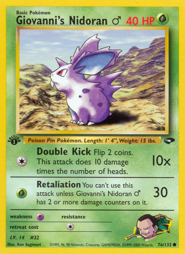 Giovanni's Nidoran M [G2 - 076/132]