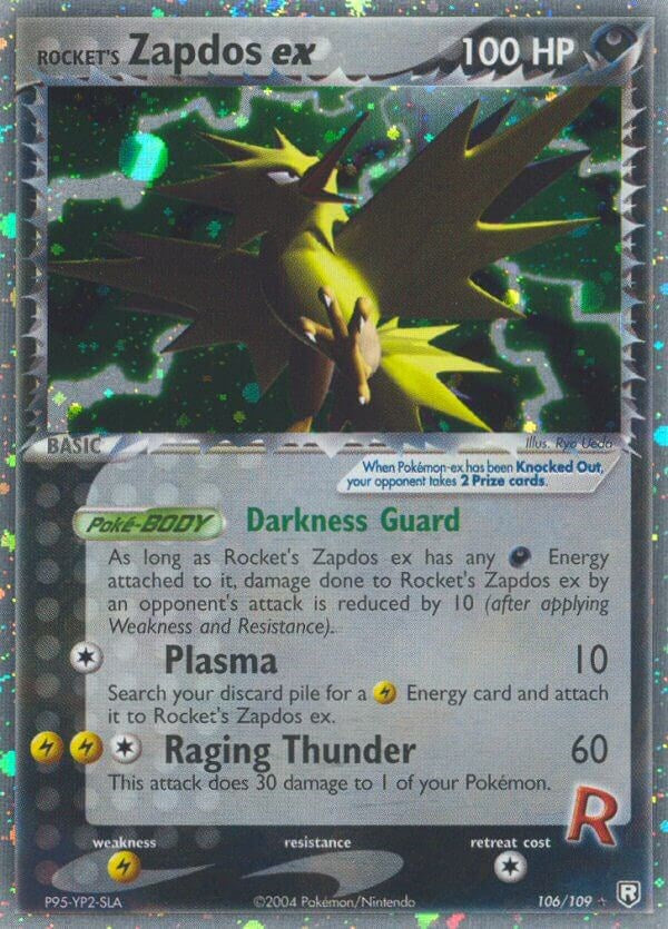 Rocket's Zapdos ex [RR - 106/109]