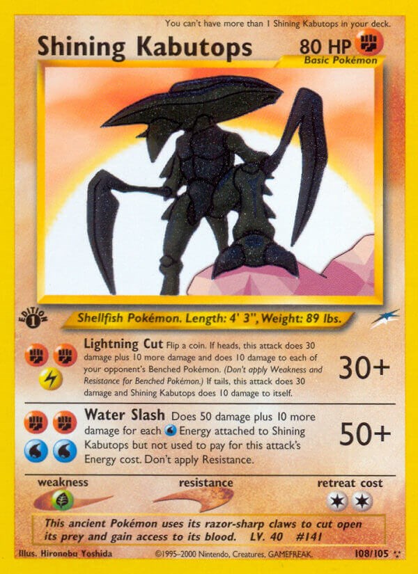 Shining Kabutops [N4 - 108/105]