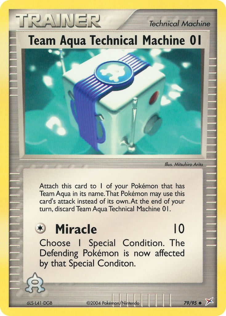 Team Aqua Technical Machine 01 [MA - 79/95]