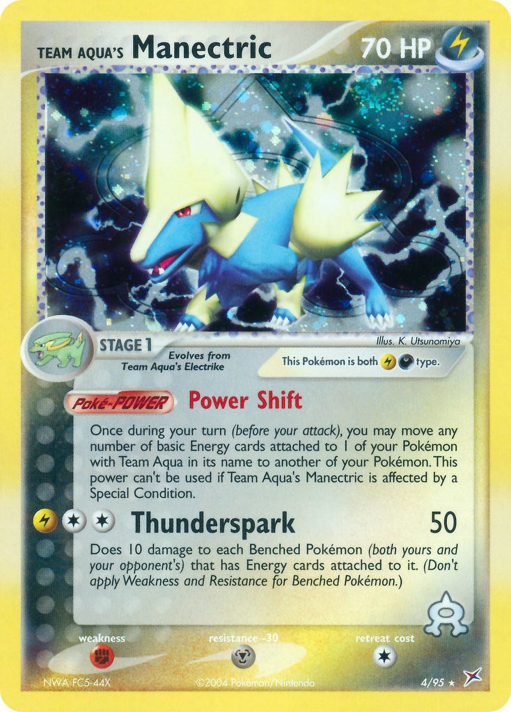 Team Aqua's Manectric - 4/95 [MA - 4/95]