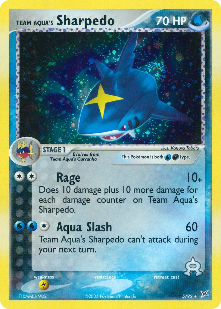 Team Aqua's Sharpedo - 5/95 [MA - 5/95]