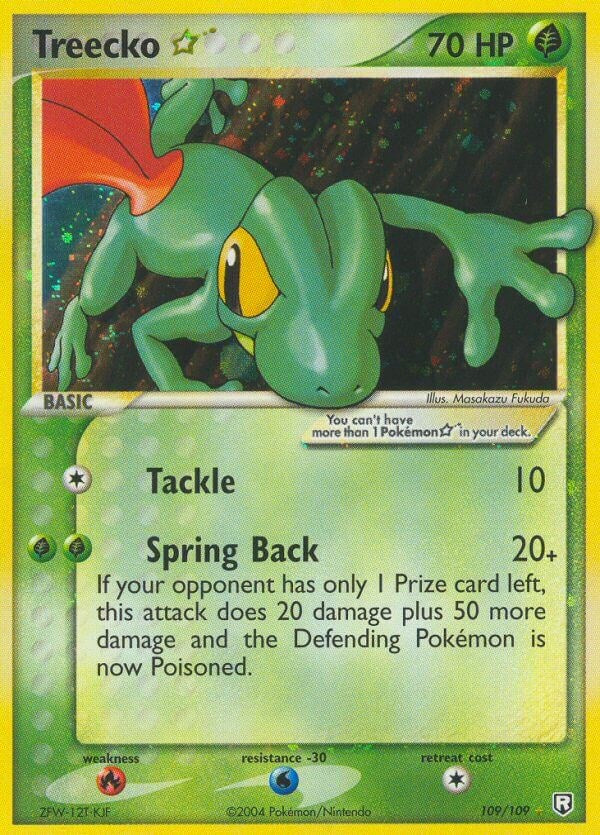 Treecko Star [RR - 109/109]