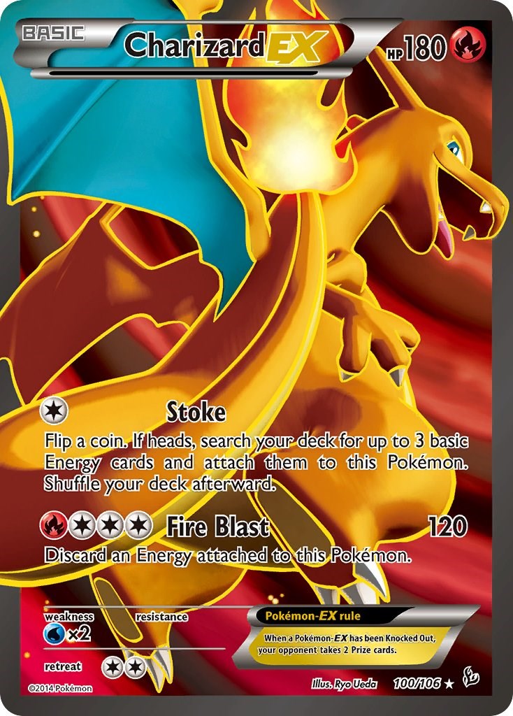 Charizard EX (100 Full Art) [FLF - 100/106]