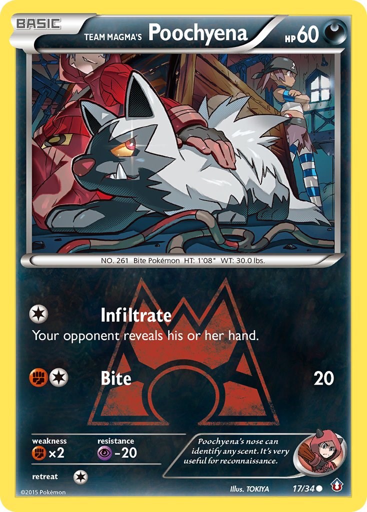 Team Magma's Poochyena [DCR - 17/34]